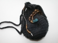 crochet winter bead bag