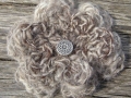 Diana's handspun brooch