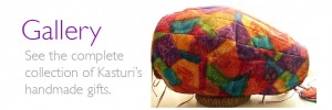 Gallery of handmade gifts by Kasturi