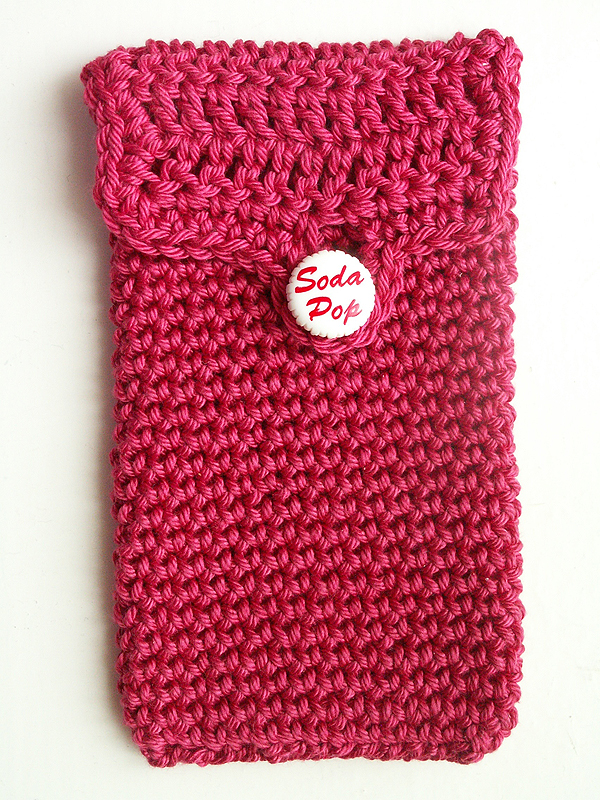 ipod Cover with Soda Pop button