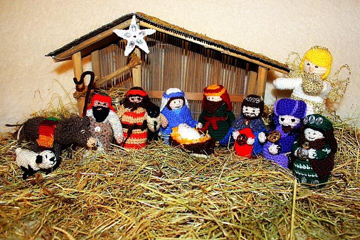 Crochet Nativity by the Cardigan Bay Crochet Crew